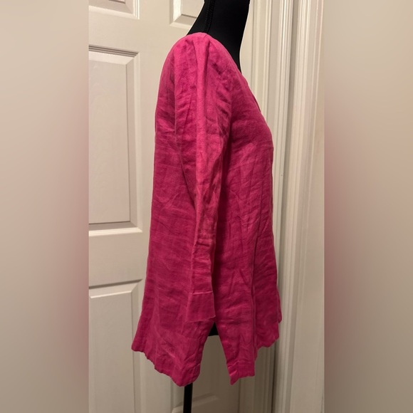 J. Jill Pink 3/4 Sleeve Relaxed Tunic - Picture 6 of 8